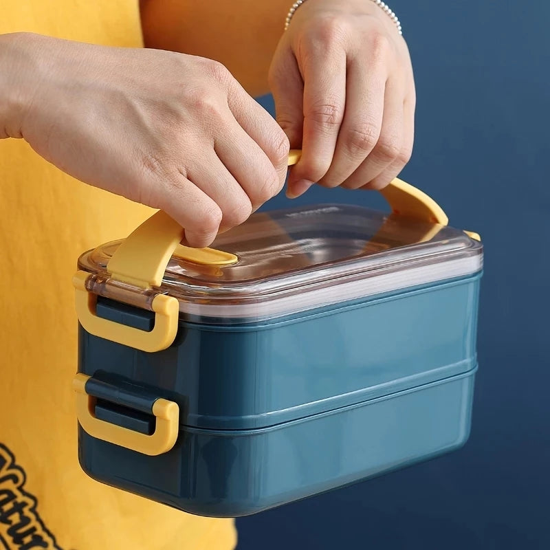Siopsrl| Insulated Bento Lunch Box | Superior Temperature Retention & Multi-Compartment Design for Office, School & On-the-Go Meals
