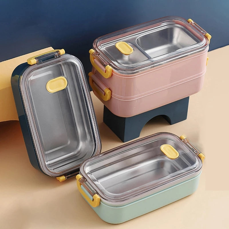 Siopsrl| Insulated Bento Lunch Box | Superior Temperature Retention & Multi-Compartment Design for Office, School & On-the-Go Meals