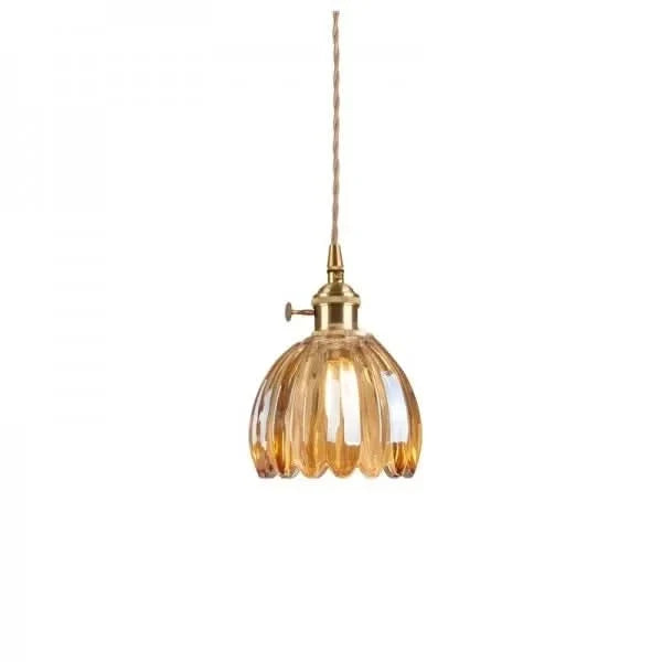 Siopsrl| Glass Flower Pendant Light – Japanese Style