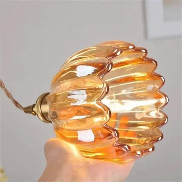 Siopsrl| Glass Flower Pendant Light – Japanese Style