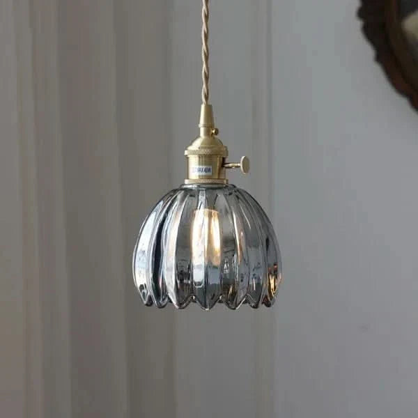 Siopsrl| Glass Flower Pendant Light – Japanese Style