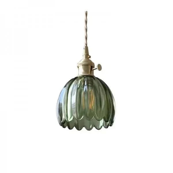 Siopsrl| Glass Flower Pendant Light – Japanese Style