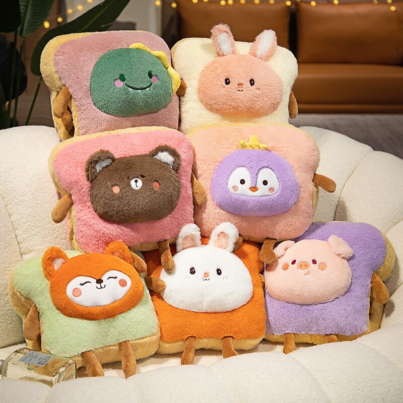 Siopsrl| Fluffy Animal Toastie Plushie Hand Warmer Collection