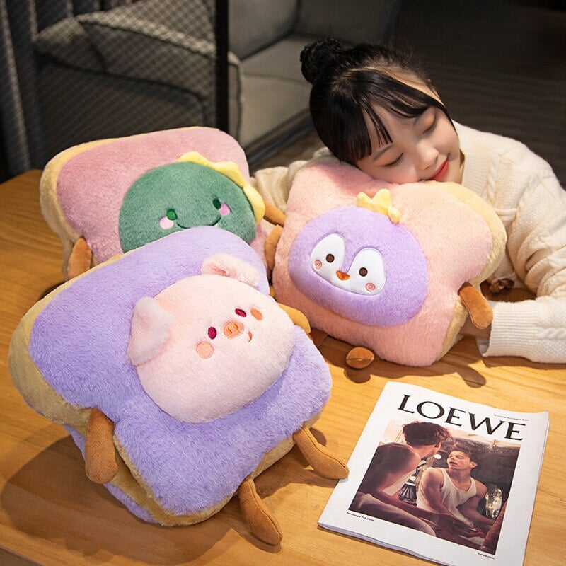 Siopsrl| Fluffy Animal Toastie Plushie Hand Warmer Collection