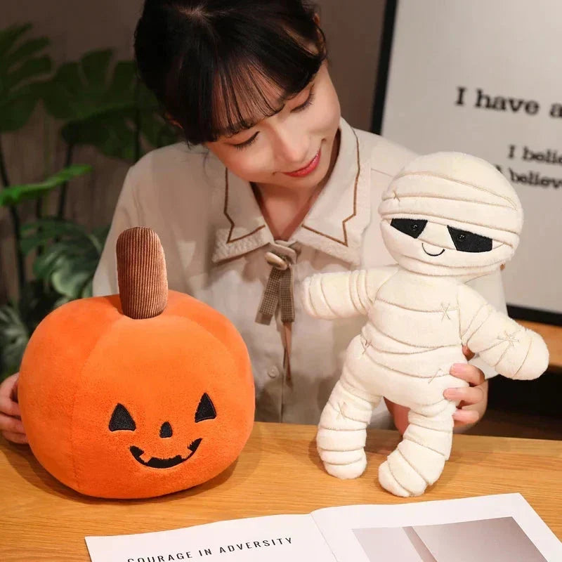 Siopsrl| Halloween Pumpkin Mummy Skull Bone Plushies