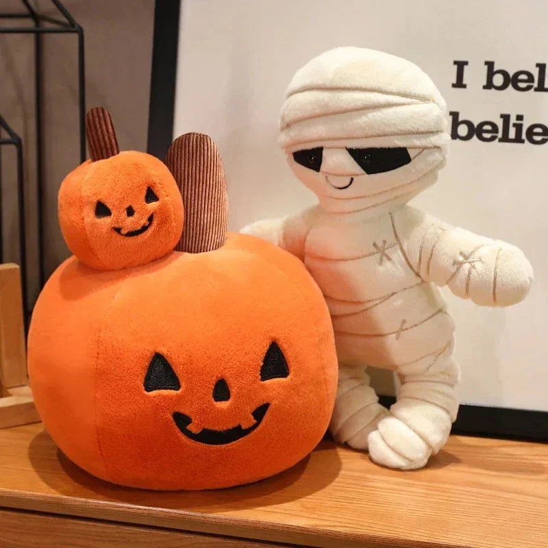 Siopsrl| Halloween Pumpkin Mummy Skull Bone Plushies