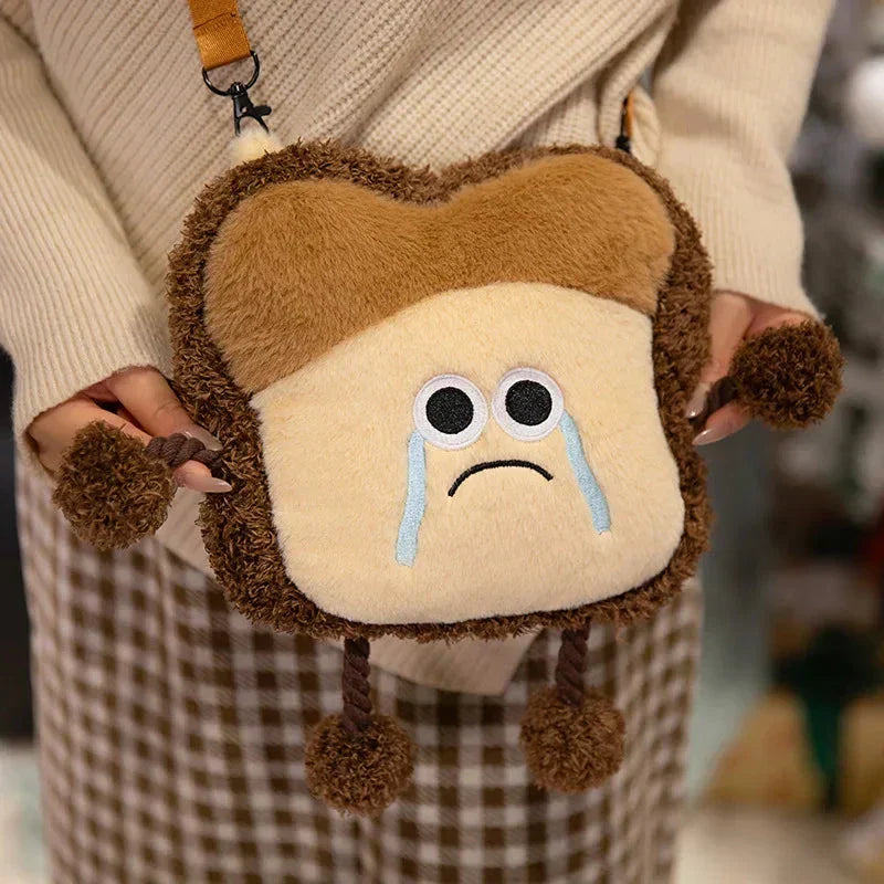 Siopsrl| Happy Toast Sad Toast Plush & Bag