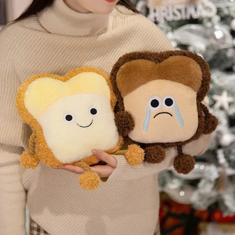 Siopsrl| Happy Toast Sad Toast Plush & Bag