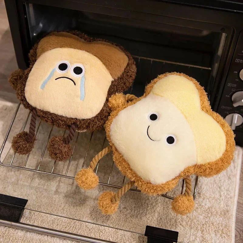 Siopsrl| Happy Toast Sad Toast Plush & Bag