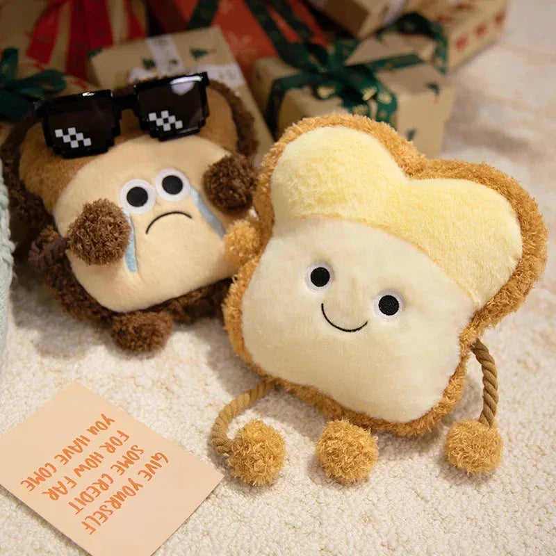 Siopsrl| Happy Toast Sad Toast Plush & Bag
