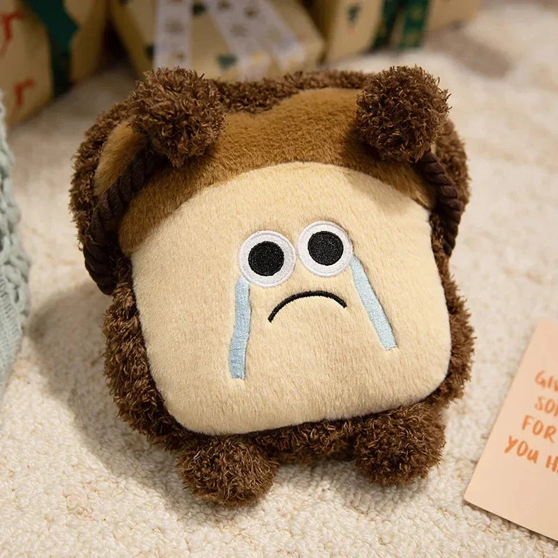 Siopsrl| Happy Toast Sad Toast Plush & Bag