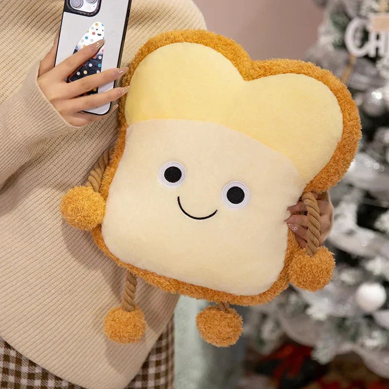 Siopsrl| Happy Toast Sad Toast Plush & Bag