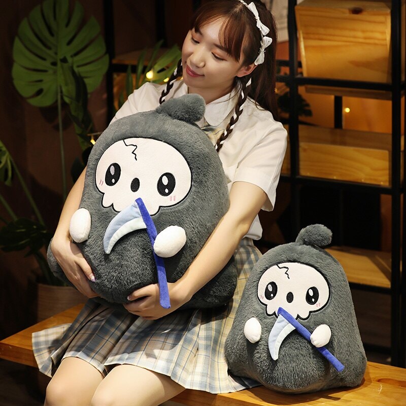 Siopsrl| Kawaii Grim Reaper & Ghost Halloween Plushies