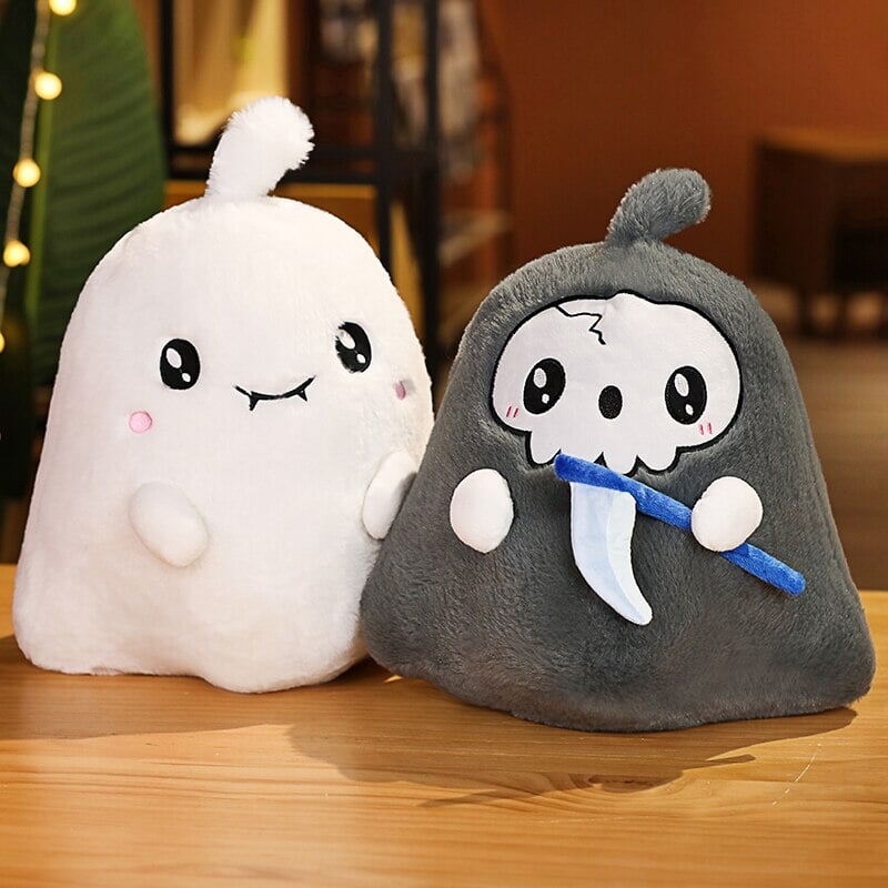 Siopsrl| Kawaii Grim Reaper & Ghost Halloween Plushies