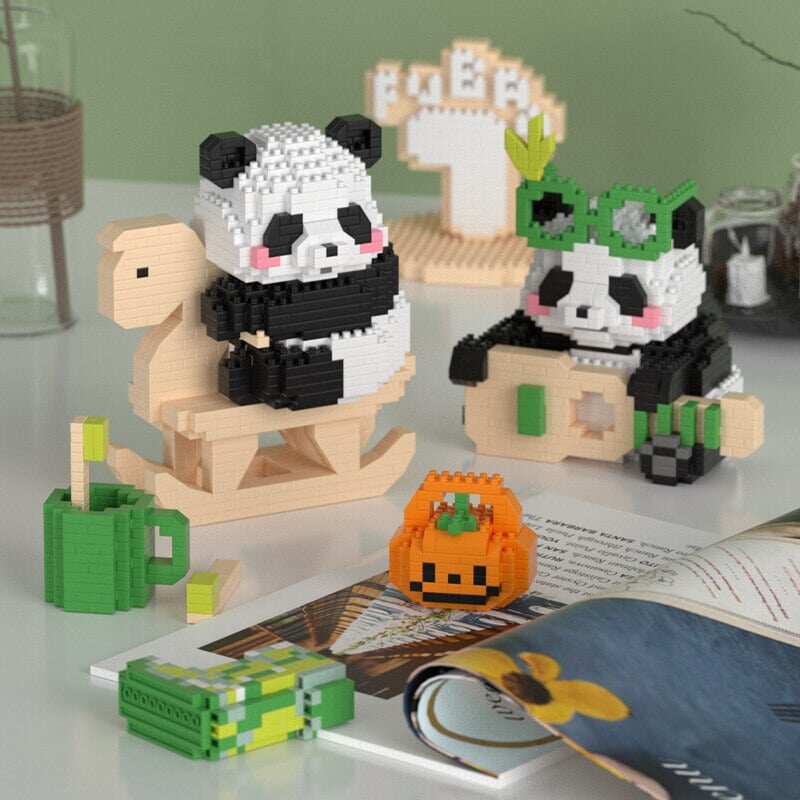 Siopsrl| Kawaii Panda 3-in-1 Nano Building Block Collection 2