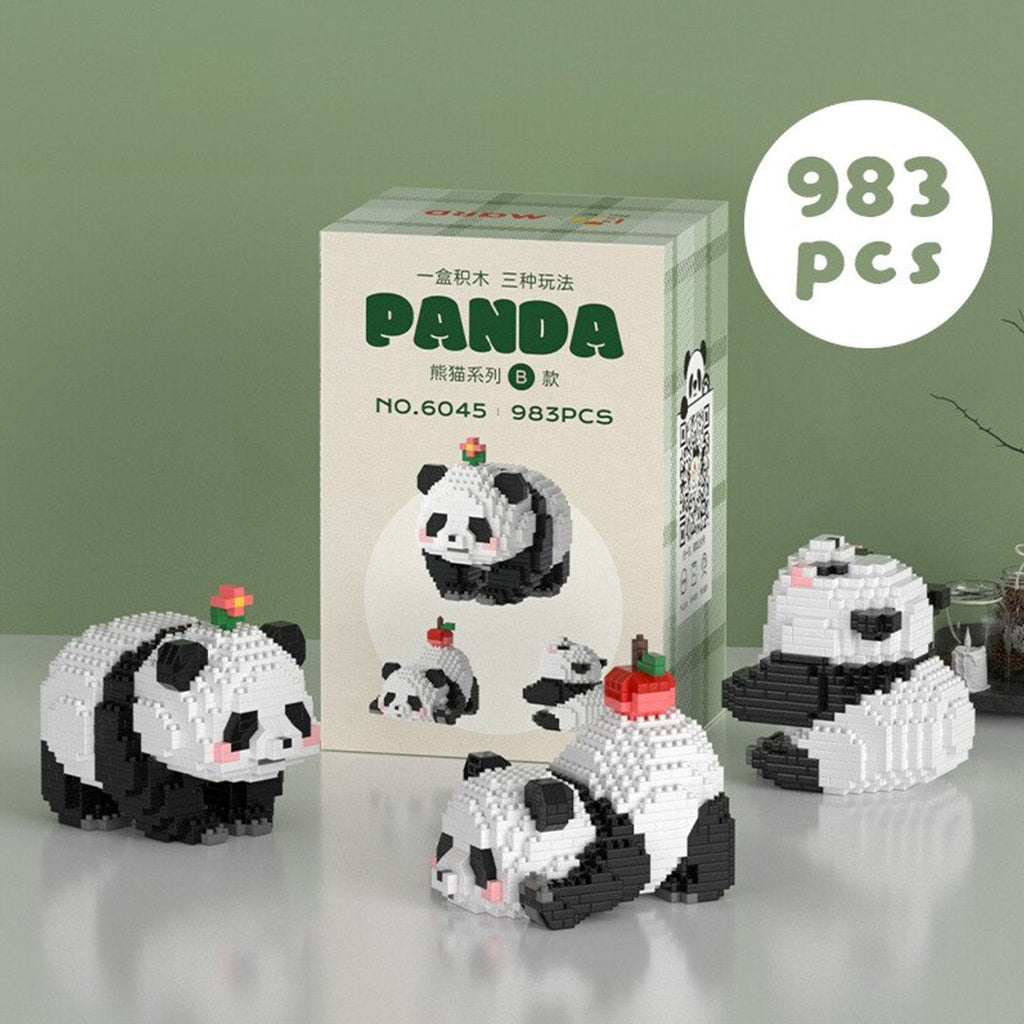 Siopsrl| Kawaii Panda 3-in-1 Nano Building Block Collection 2