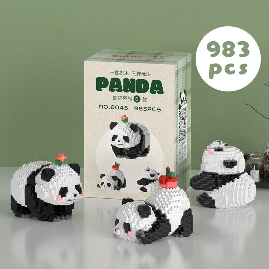 Siopsrl| Kawaii Panda 3-in-1 Nano Building Block Collection 2