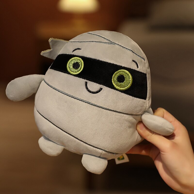 Siopsrl| Kawaii Skeleton Pumpkin Zombie Frankenstein Vampire Halloween Plushies