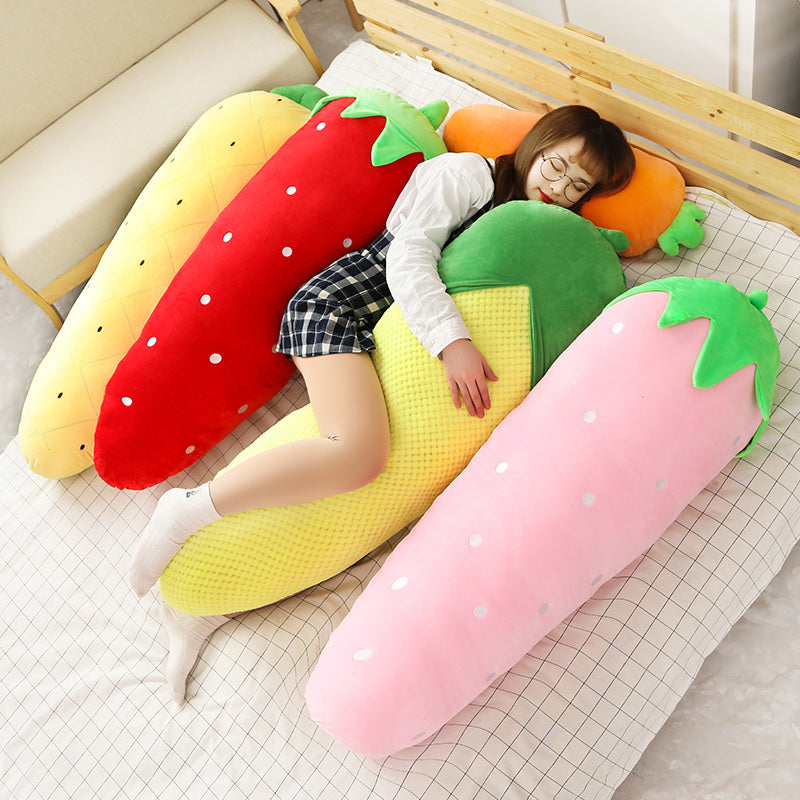 Siopsrl| Long Snuggly Vegetables Fruits Plushie Collection