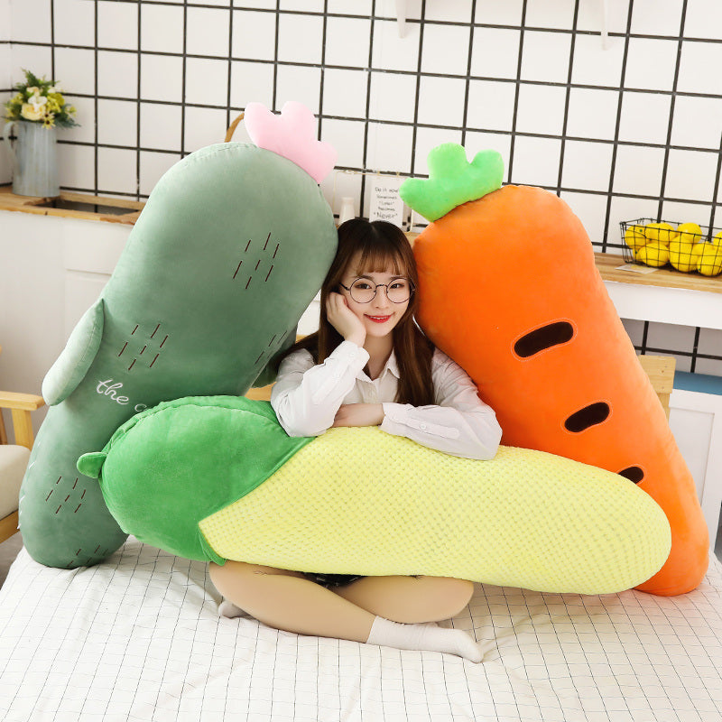 Siopsrl| Long Snuggly Vegetables Fruits Plushie Collection