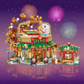 Siopsrl| Mei Mei Panda Peking Duck Restaurant Micro Building Blocks With Lights