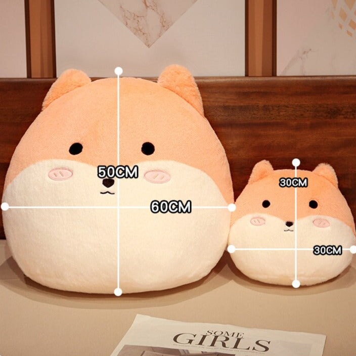 Siopsrl| Round Cat Bunny Fox Pillow Plushie Collection