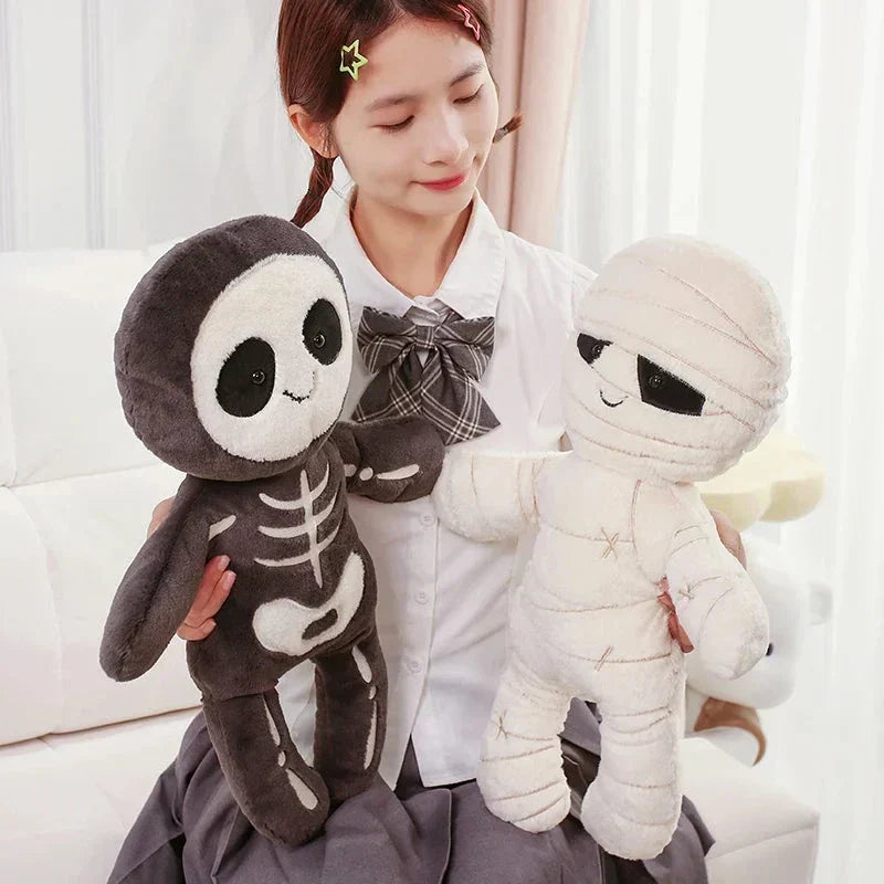 Siopsrl| Scary Skeleton and Mummy Halloween Plushies