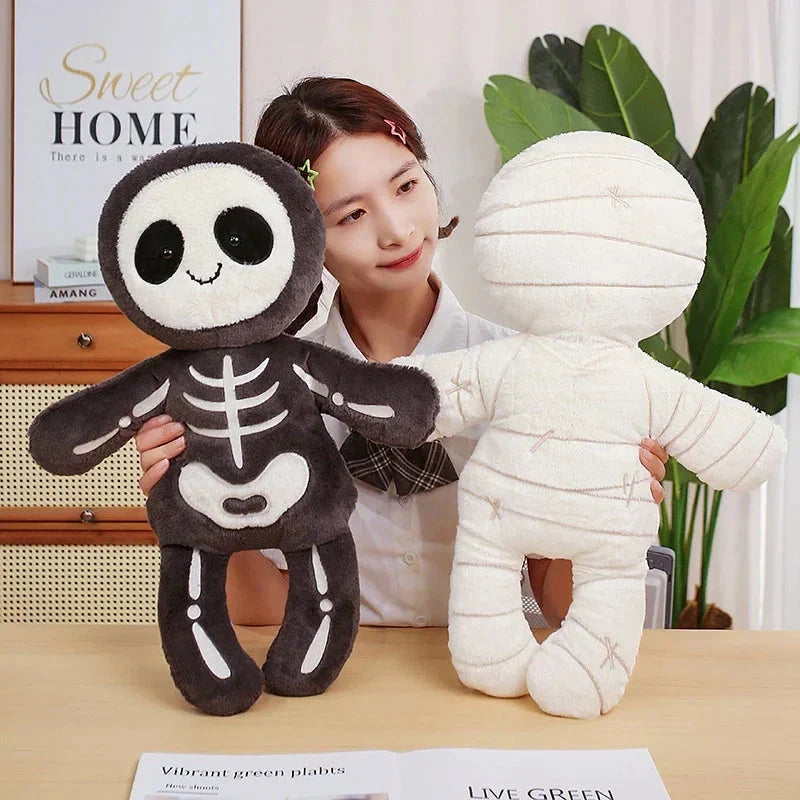 Siopsrl| Scary Skeleton and Mummy Halloween Plushies