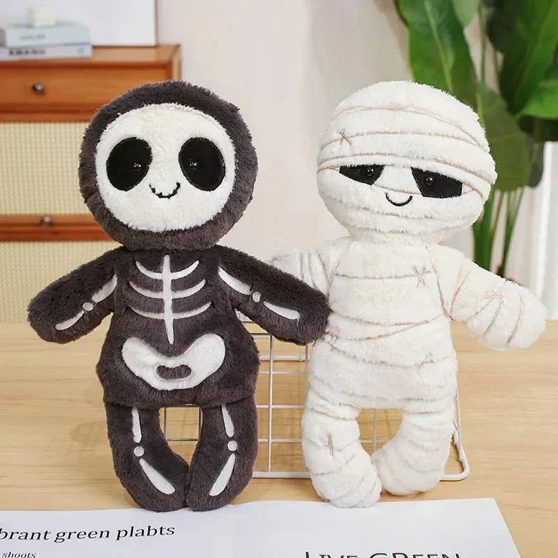 Siopsrl| Scary Skeleton and Mummy Halloween Plushies