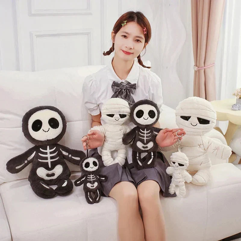 Siopsrl| Scary Skeleton and Mummy Halloween Plushies