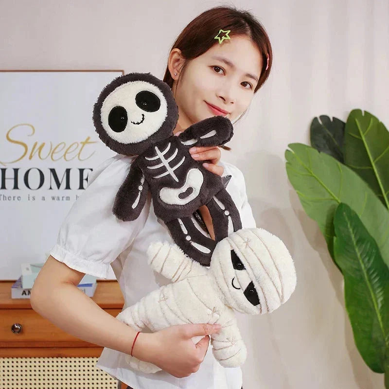 Siopsrl| Scary Skeleton and Mummy Halloween Plushies