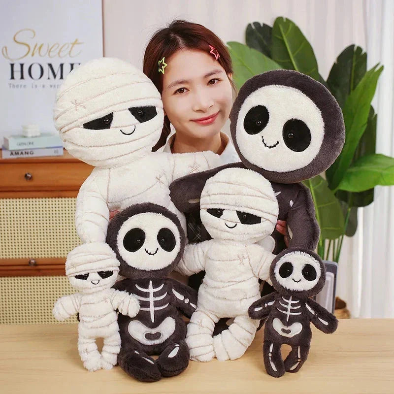 Siopsrl| Scary Skeleton and Mummy Halloween Plushies