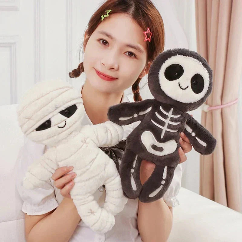 Siopsrl| Scary Skeleton and Mummy Halloween Plushies