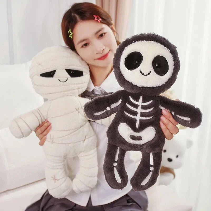 Siopsrl| Scary Skeleton and Mummy Halloween Plushies