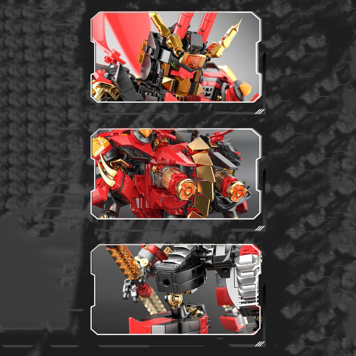 Siopsrl| The Great Monkey King Collection Dark Knight Sun Wukong Building Blocks
