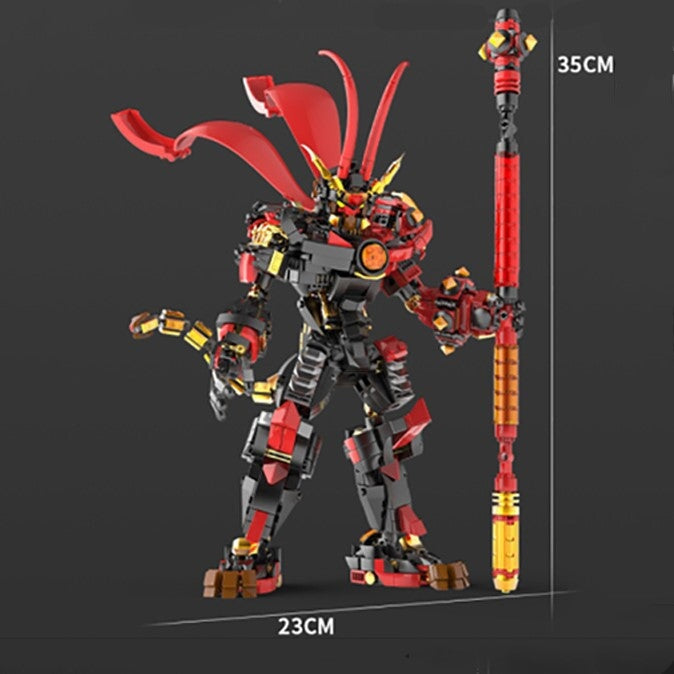 Siopsrl| The Great Monkey King Collection Dark Knight Sun Wukong Building Blocks