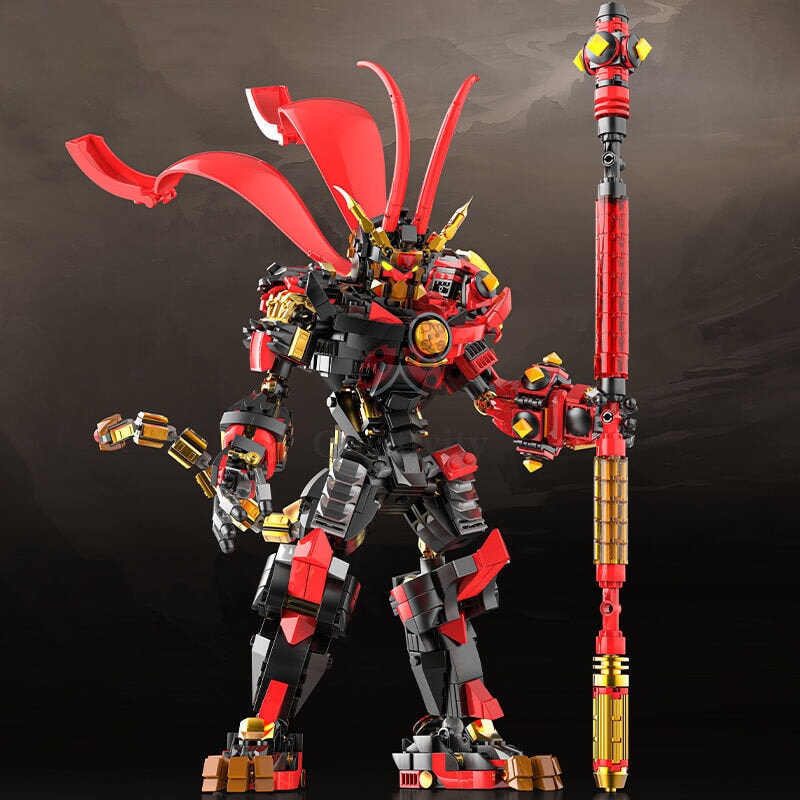 Siopsrl| The Great Monkey King Collection Dark Knight Sun Wukong Building Blocks