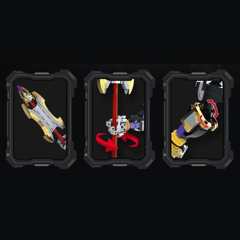 Siopsrl| The Great Monkey King Collection Mighty Mercury Sun Wukong Building Blocks