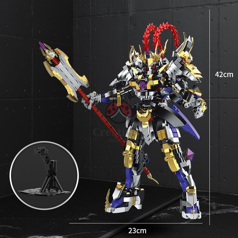 Siopsrl| The Great Monkey King Collection Mighty Mercury Sun Wukong Building Blocks