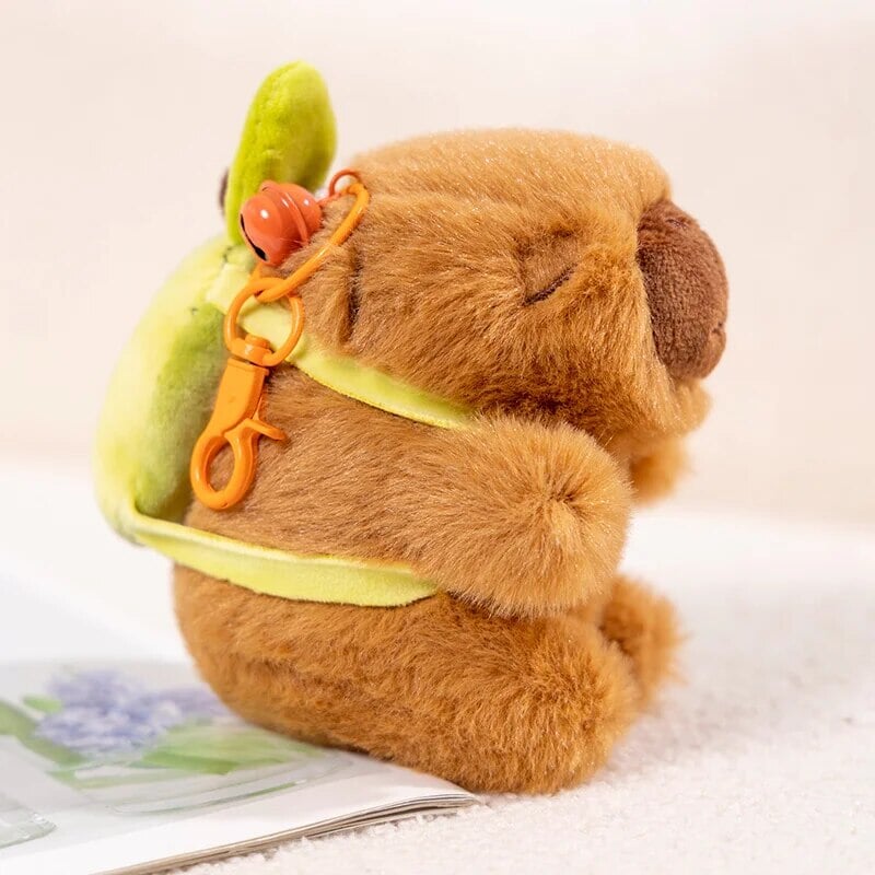 Siopsrl| The Kawaii Capybara with Mini Avocado Backpack Plushie