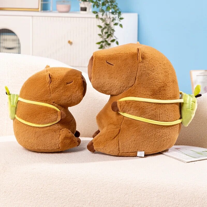Siopsrl| The Kawaii Capybara with Mini Avocado Backpack Plushie