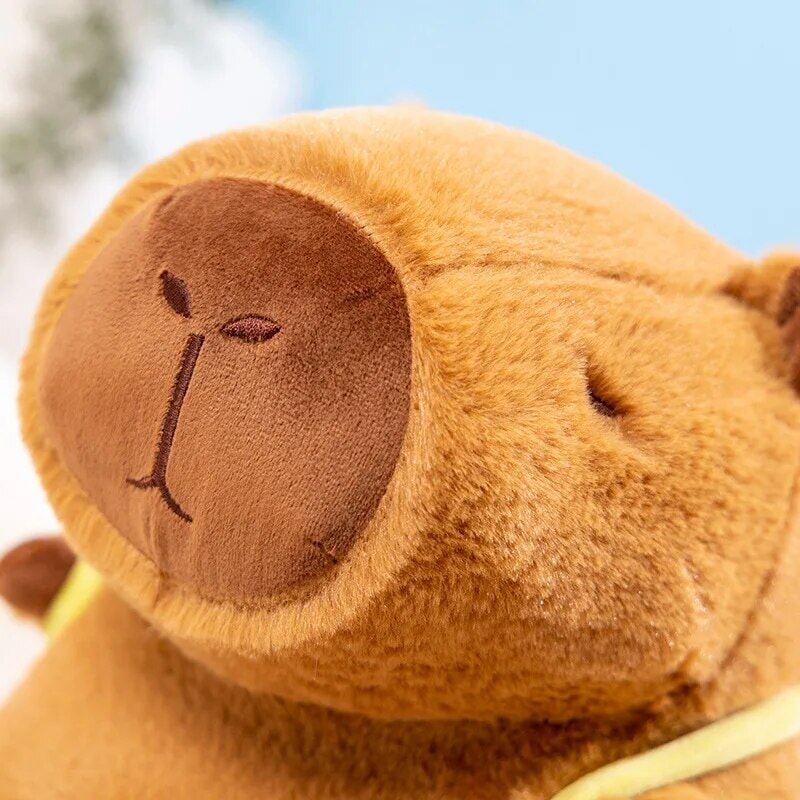 Siopsrl| The Kawaii Capybara with Mini Avocado Backpack Plushie