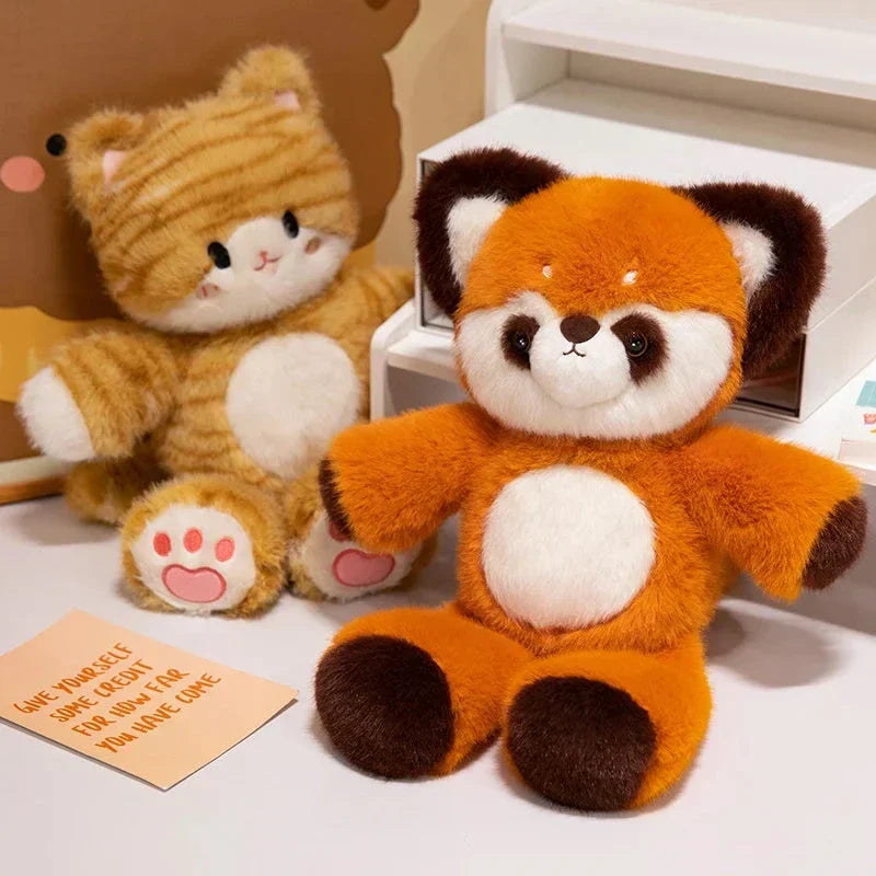 Siopsrl| Tomo & Mikan the Cat & Red Panda Plush Buddies
