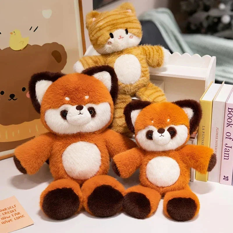 Siopsrl| Tomo & Mikan the Cat & Red Panda Plush Buddies