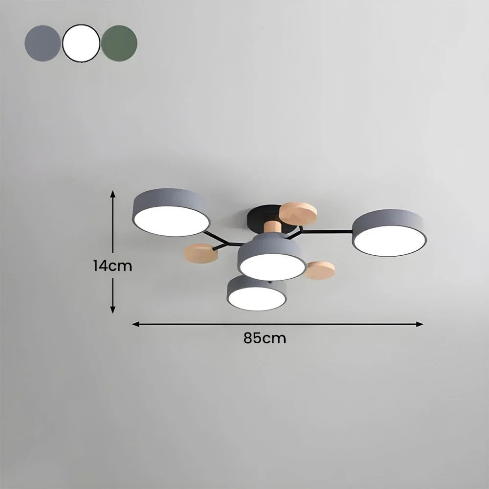 Siopsrl| Ceiling Light Modern LED Flush Mount Chandelier