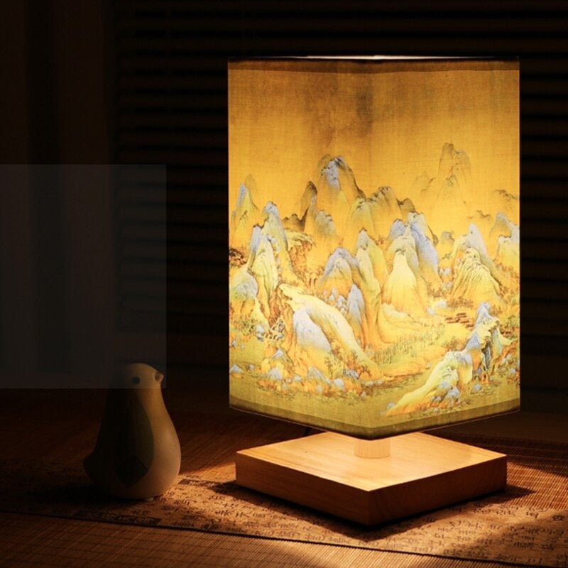 siopsrl | Paper Table Lamp | Japanese Scandinavian Style | Warm Light