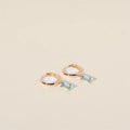 Bella Birthstone Huggies Earrings