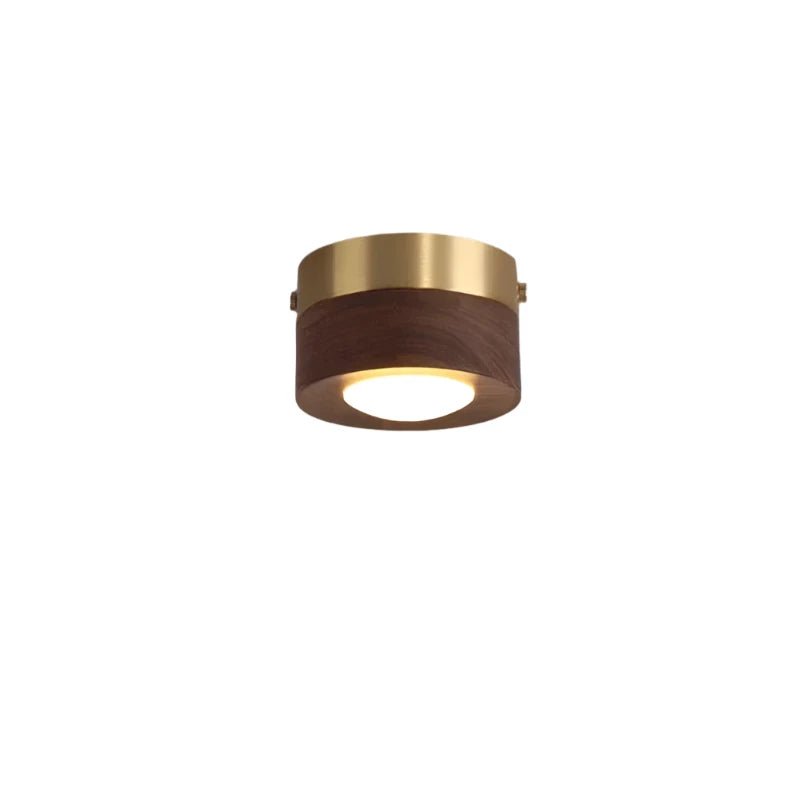 SiopsrlLignaShine Wooden Flush Mount Ceiling Light