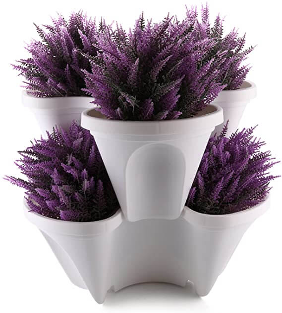 Siopsrl| GardenTower FourSeasons – Stackable Plant Pots with Smart Watering System