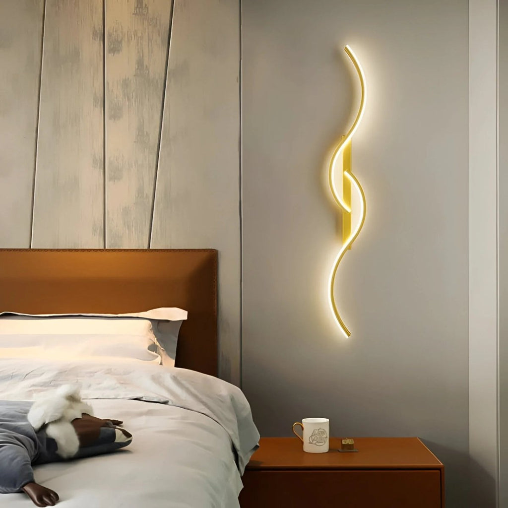 Siopsrl| LINEALUX – Curved LED Wall Sconce for Modern Ambient Lighting